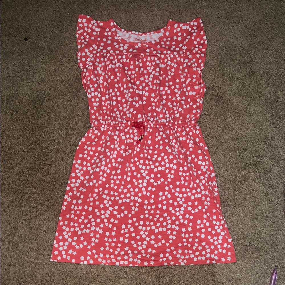 Cat and Jack Girls' Pink Stars Dress